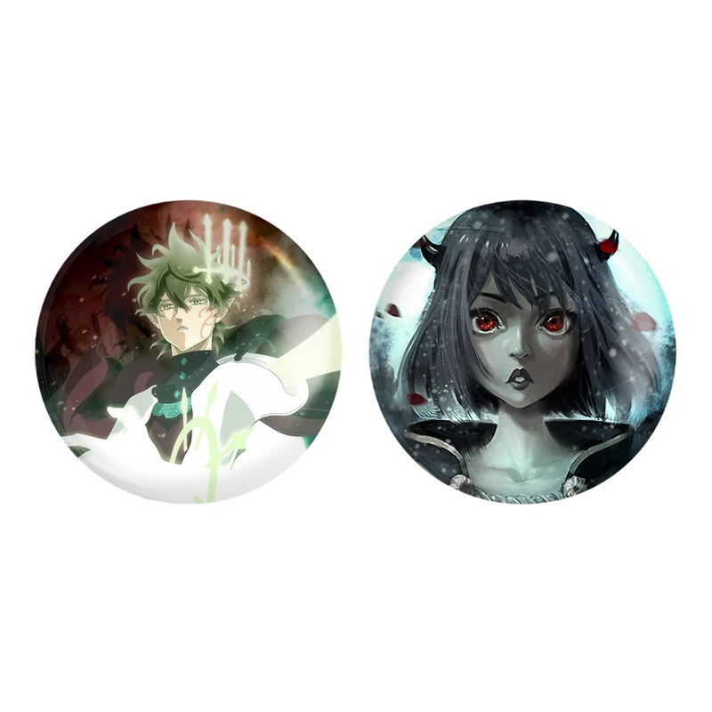 مگنت خندالو طرح نِرو و یونو گرینبریال انیمه بلک کلاور کد 1171111714 مجموعه 2 عددی