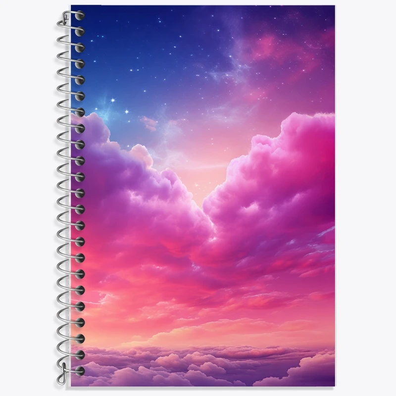 دفتر لغت 50 برگ خندالو طرح آسمان کد F2600