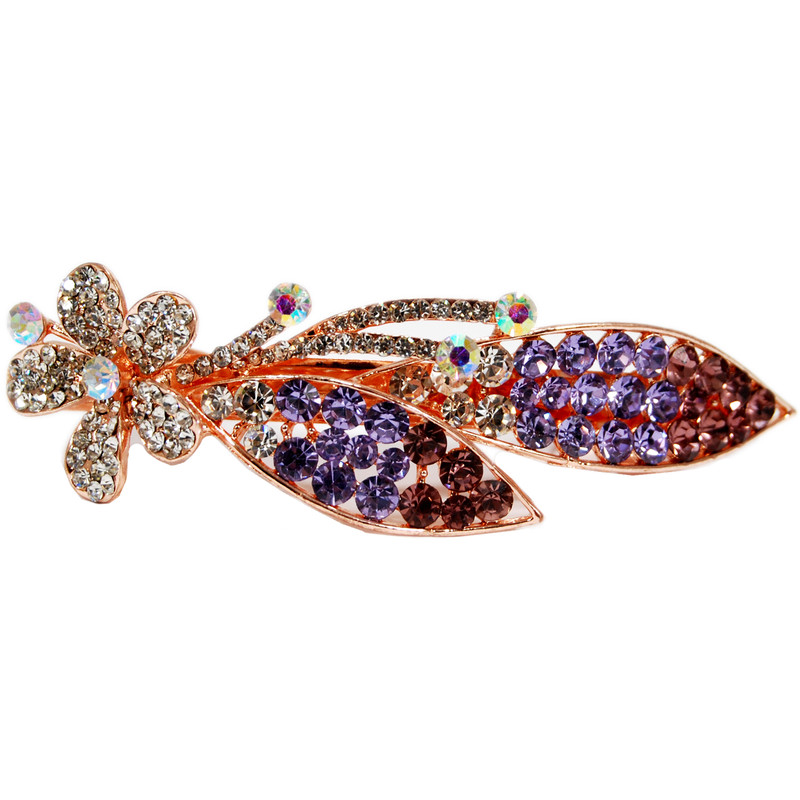 گیره مو آی جواهر مدل گل کد K55157
