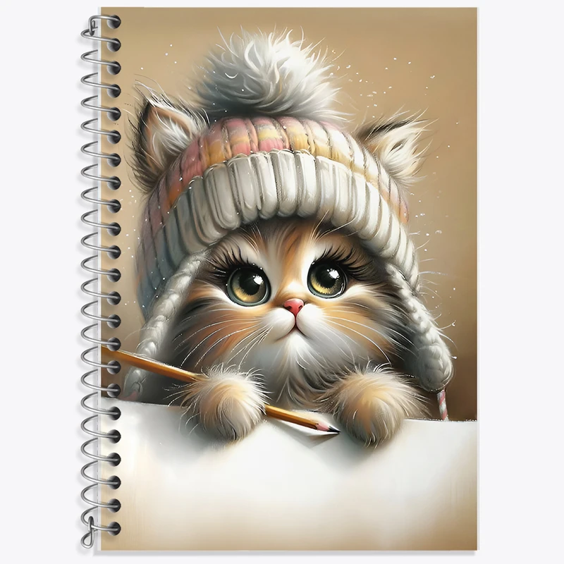 دفتر نت موسیقی 50 برگ خندالو طرح گربه ملوس کد F7152