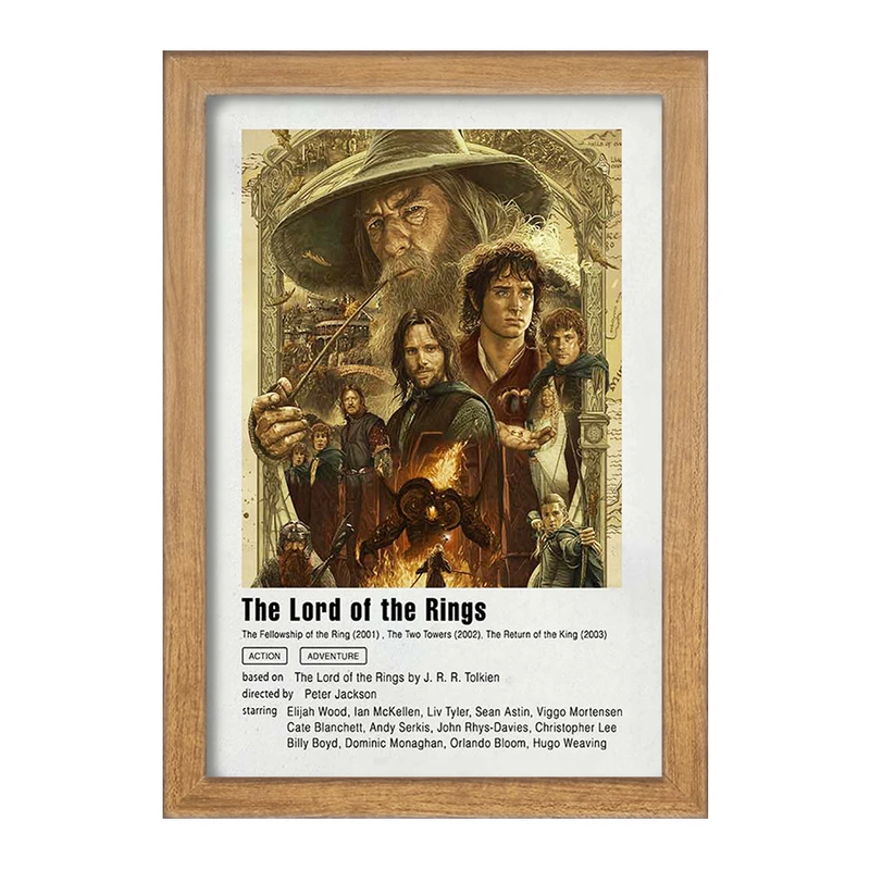 تابلو خندالو مدل ارباب حلقه ها کد F11944