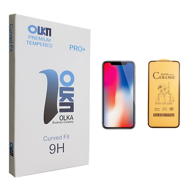 محافظ صفحه نمایش سرامیکی الکا مدل +PRO مناسب برای گوشی موبایل اپل iPhone X