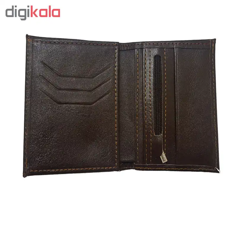 کیف پول چرم زانکو مدل تک برگ 55-44