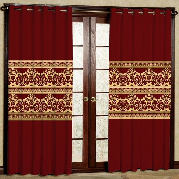 پرده مخمل پانچی کد 5889 سایز 280x140 سانتی متر