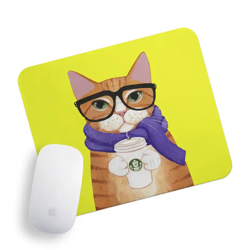 ماوس پد مدل گربه طرح 1214