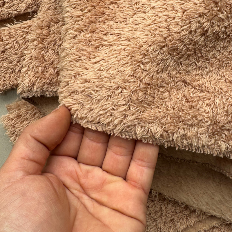 شال گردن زنانه مدل ساده تدی ریش ریشی زمستانی کد 06