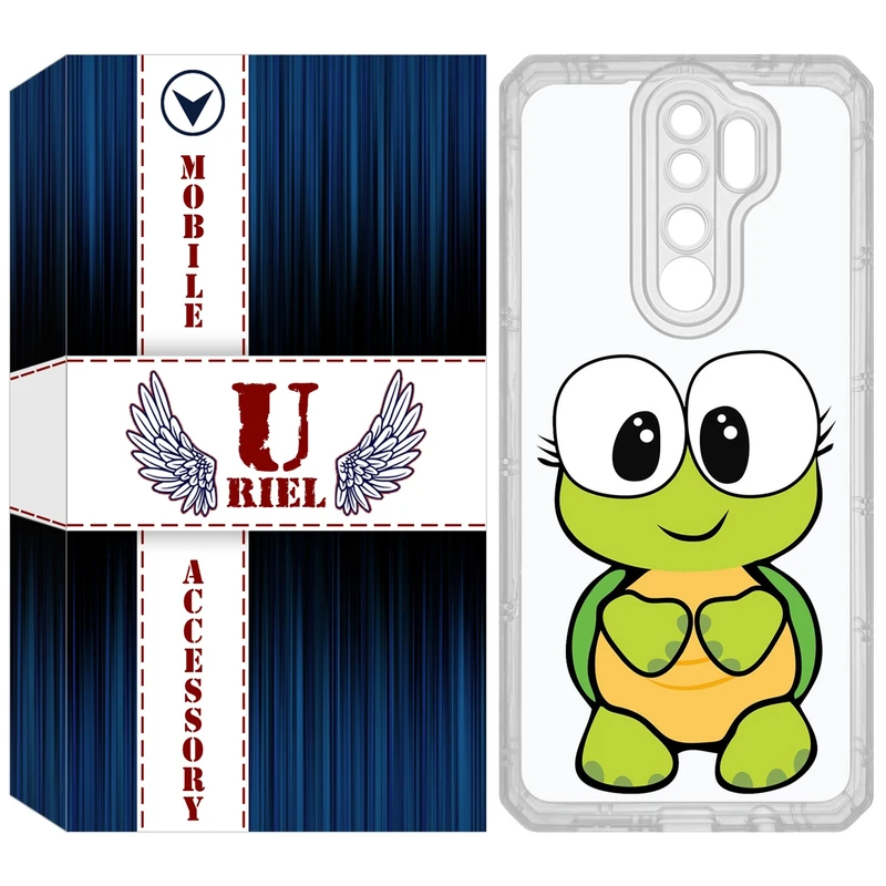 کاور یوریل مدل Clear کد 59 طرح لاکپشت مناسب برای گوشی موبایل شیائومی Redmi Note 8 Pro