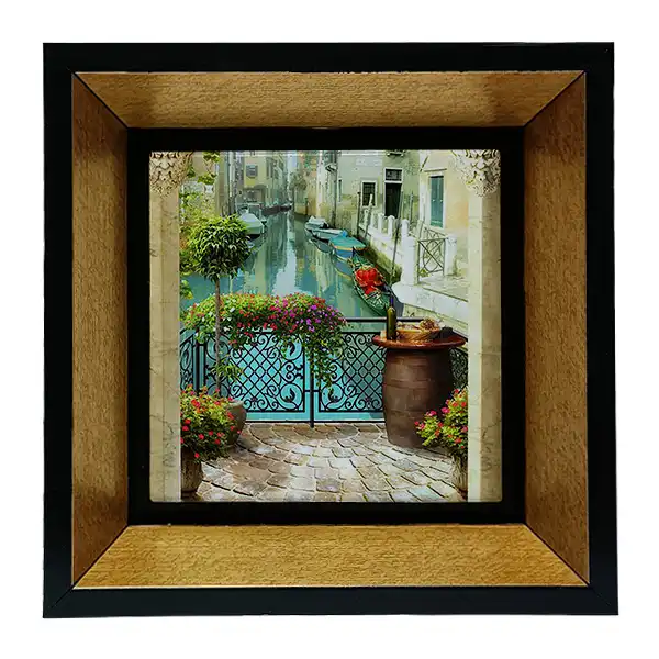 تابلو کاشی طرح بالکن ونیزی مدل tkk312