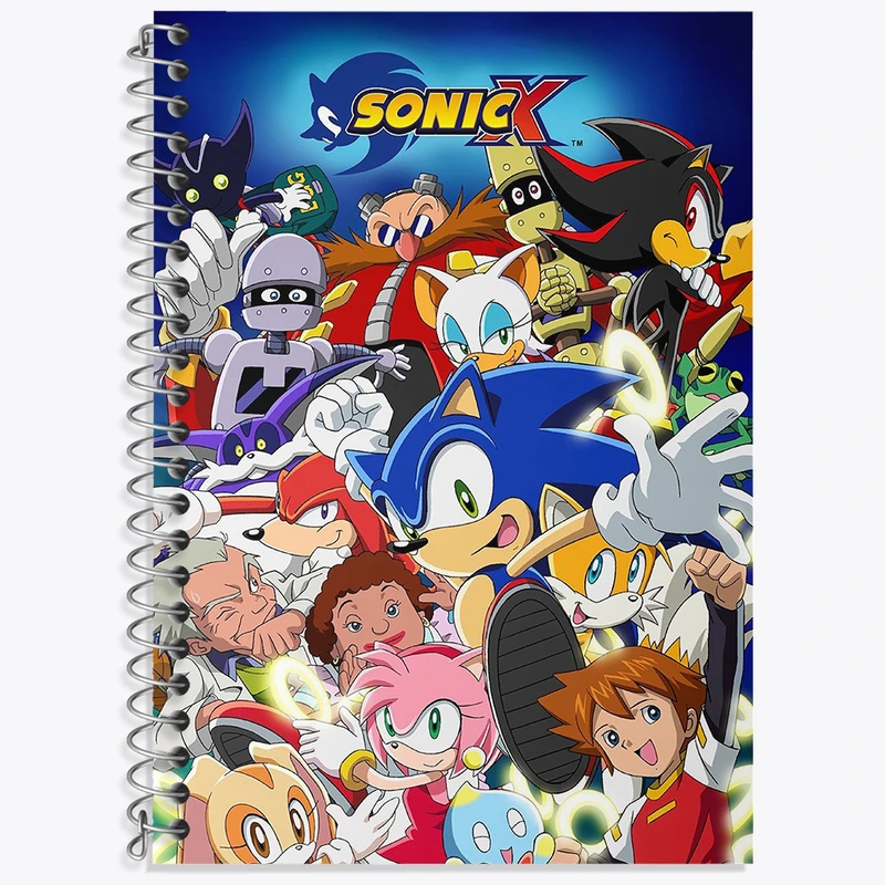 دفتر لغت 50 برگ خندالو طرح سونیک (Sonic) کد N4276