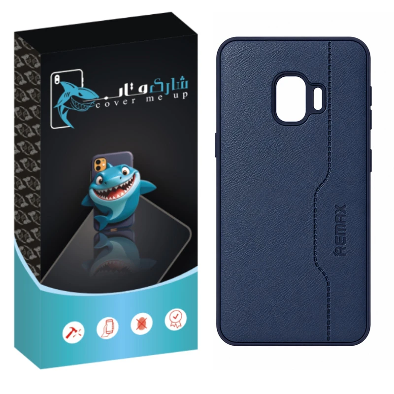 کاور شارک قاب مدل چرم RMX مناسب برای گوشی موبایل سامسونگ Galaxy J2 Core