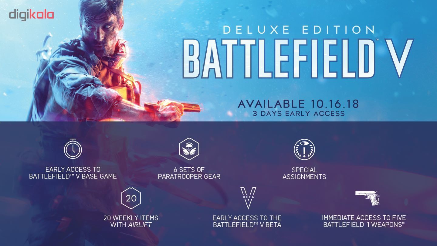 بازی Battlefield V Deluxe Editionمخصوص PS4