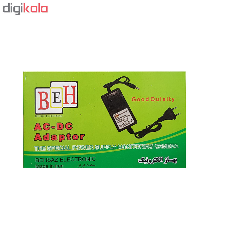 آداپتور 12 ولت 2 آمپر بهساز الکتریک مدل BEH-1222