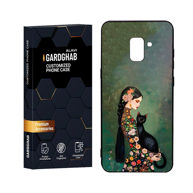 کاور گارد قاب علوی مدل Glass مناسب برای گوشی موبایل سامسونگ Galaxy A8 Plus