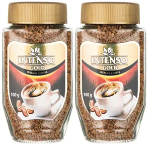 پودر قهوه فوری اینتنسو مدل گلد مجموعه 2عددی