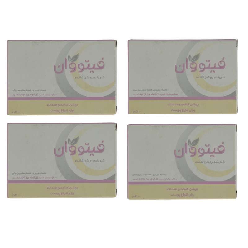 پن شستشو فیتووان مدل 003 وزن 400 گرم مجموعه 4 عددی