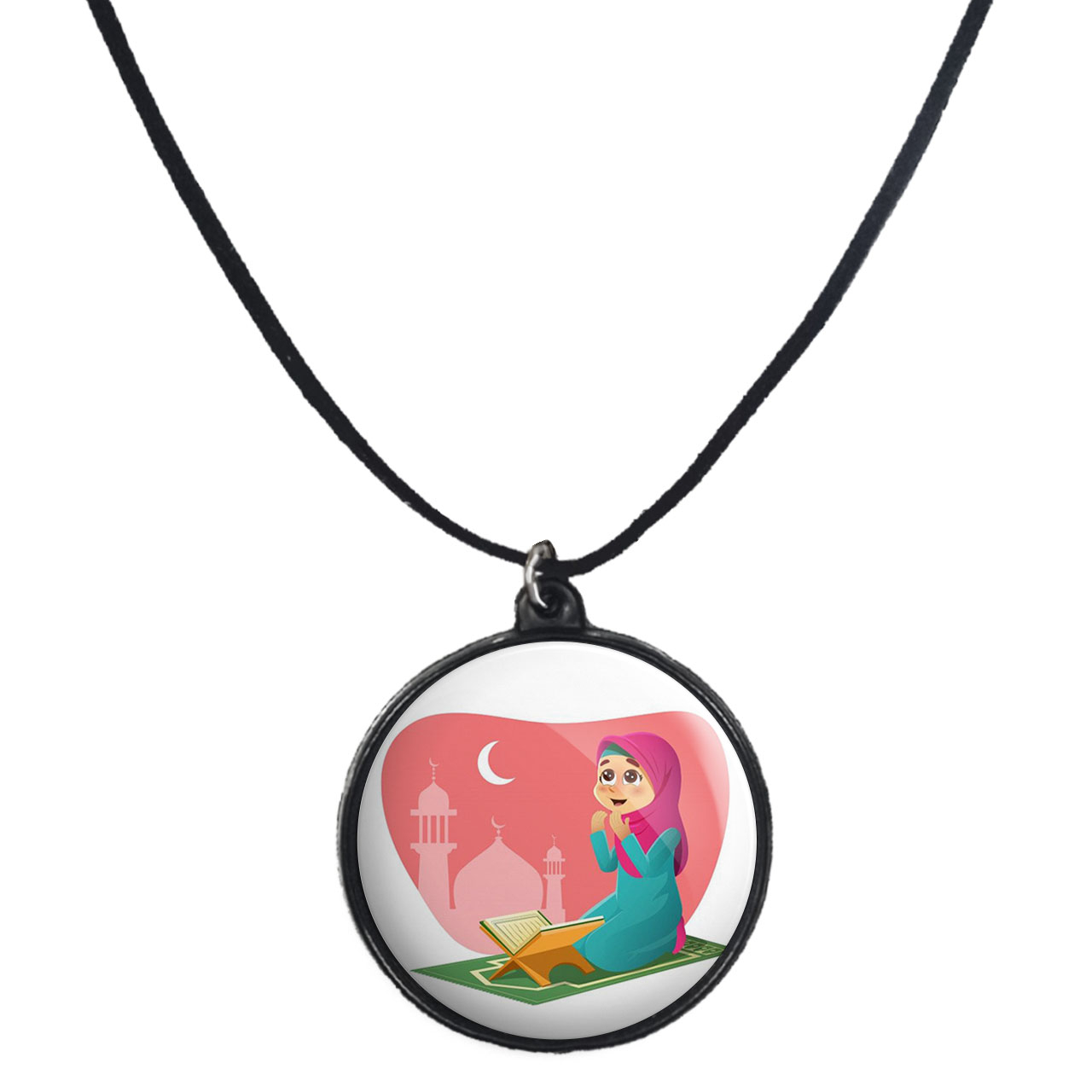 گردنبند پرمانه طرح جشن تکلیف کد pmb.25780مدل دو طرفه