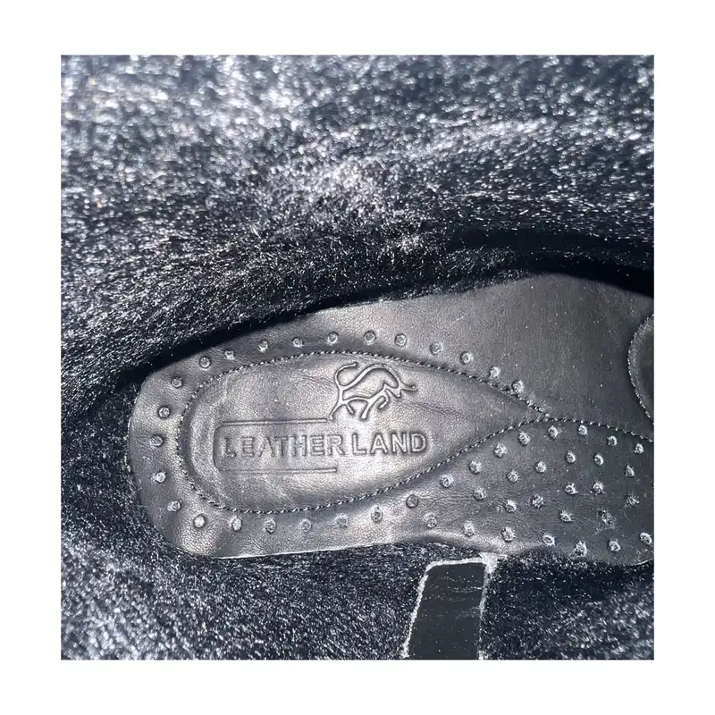 بوت زنانه سرزمین چرم کد 145285 رنگ مشکی