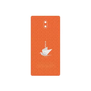 MAHOOT Minimalist origami bird Cover Sticker for Nokia 3