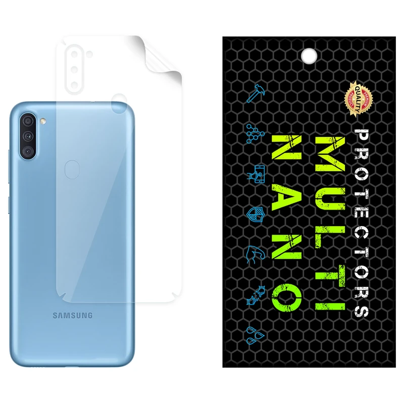 محافظ پشت شفاف نانو هیدروژل مولتی نانو مدل X-F1T مناسب برای گوشی موبایل سامسونگ Galaxy M11