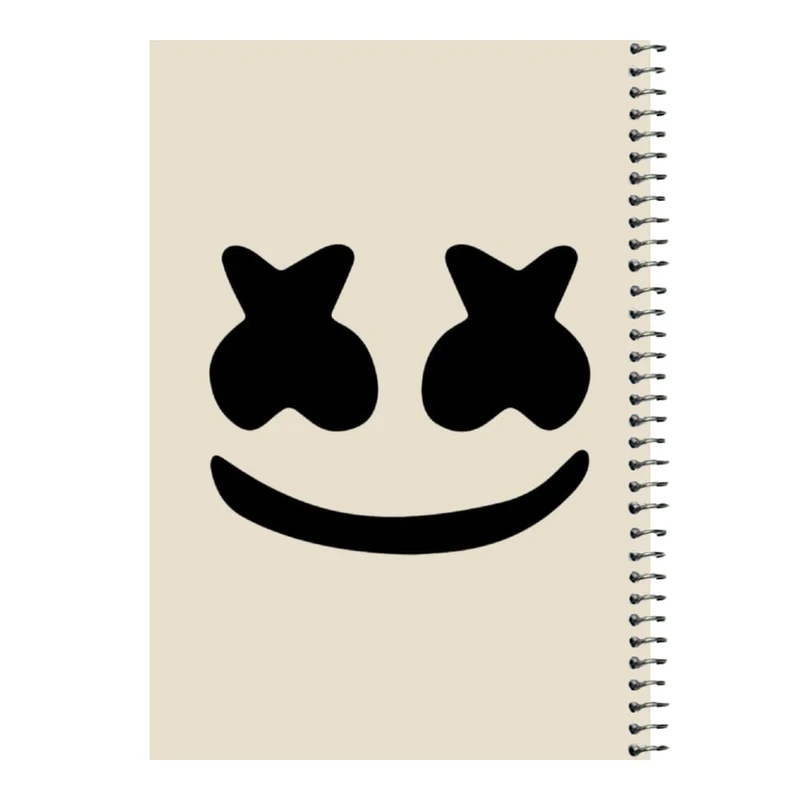 دفتر مشق 80 برگ اس جی مدل مارشمالو   