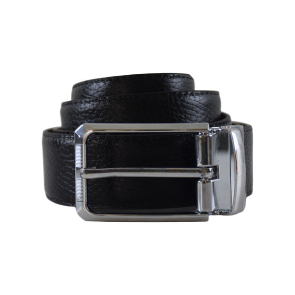 کمربند مردانه چرمیران مدل سگک چرخشی حصیری کد pb1004