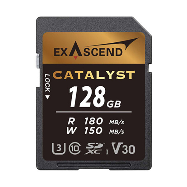 کارت حافظه SD اکساسند مدل Catalyst کلاس 10 استاندارد UHS-I U3 سرعت 180MBps ظرفیت 128 گیگابایت
