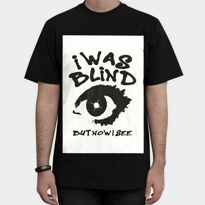 تیشرت آستین کوتاه مردانه مدل چشم