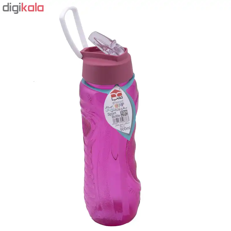 بطری ورزشی نشکن مانیا نی دار بزرگ مدل Mp103111 گنجایش 0.9 لیتر