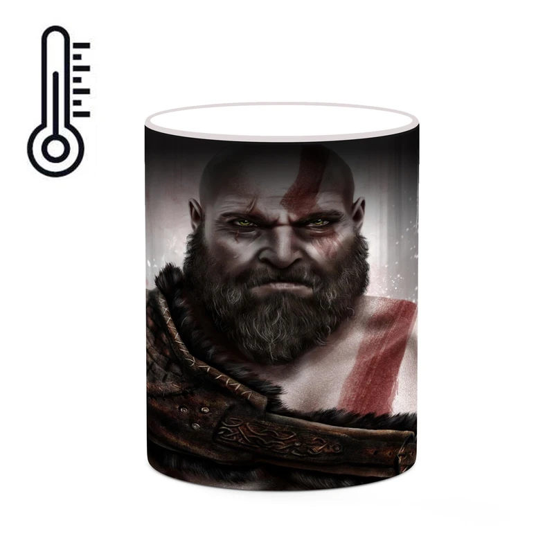 ماگ حرارتی کاکتی طرح گاد آف وار God Of War مدل mgh40644