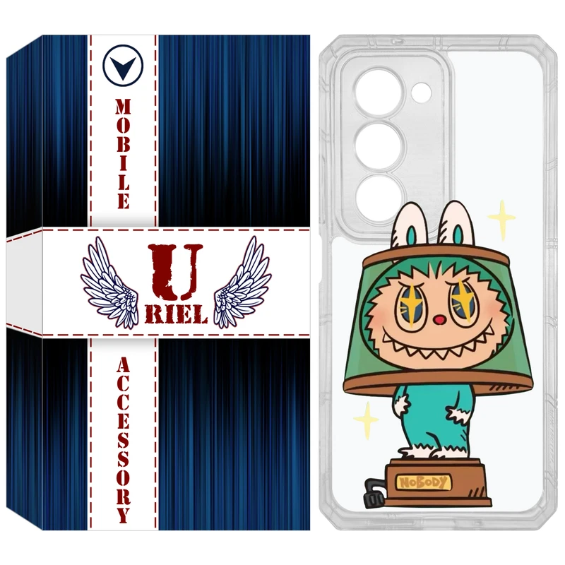کاور یوریل مدل Clear کد 126 طرح لبوبو Labubu مناسب برای گوشی موبایل شیائومی Redmi 15 4G