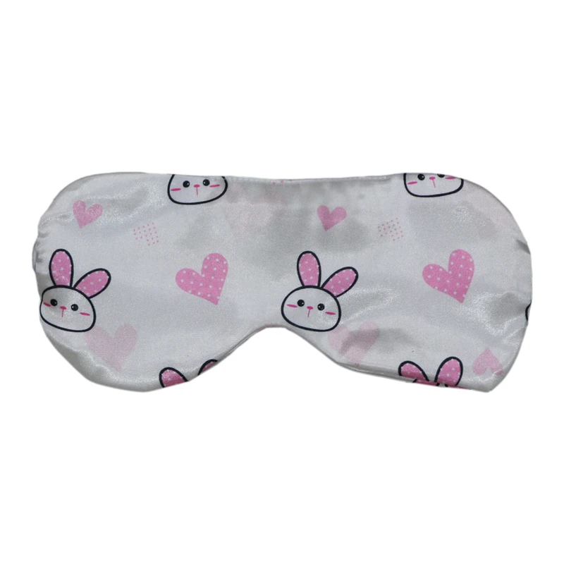 چشم بند خواب مدل ساتن ابریشم طرح خرگوشی