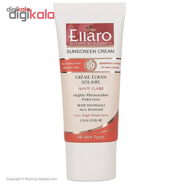 کرم ضد آفتاب الارو مدل teinte claire SPF+50 حجم 40 میلی لیتر