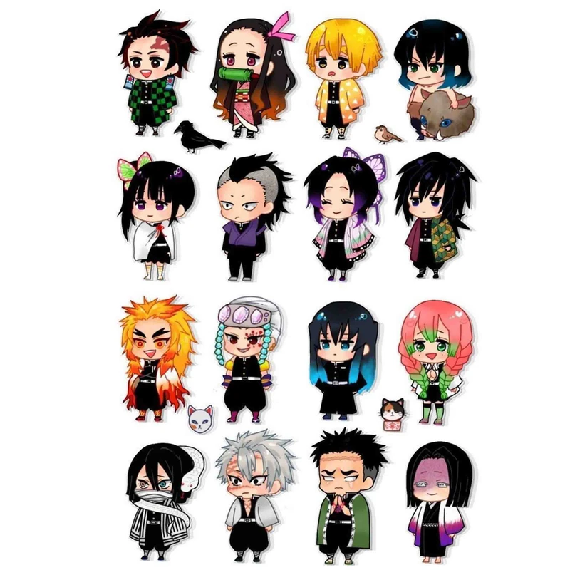 استیکر لپ تاپ و گوشی طرح انیمه کد 3720 مجموعه 20 عددی