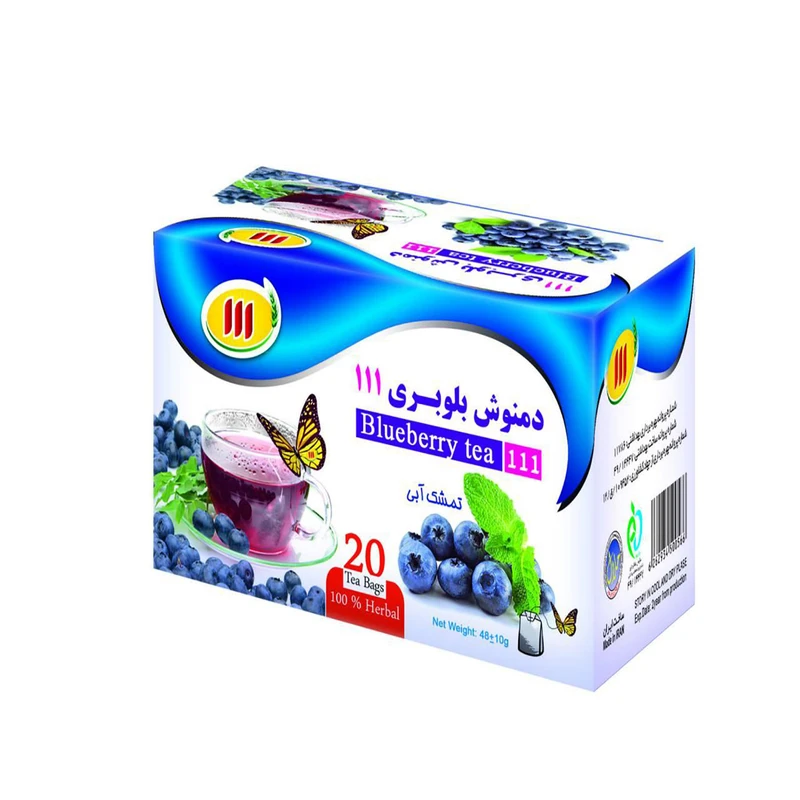 دمنوش بلوبری 111 بسته 20 عددی