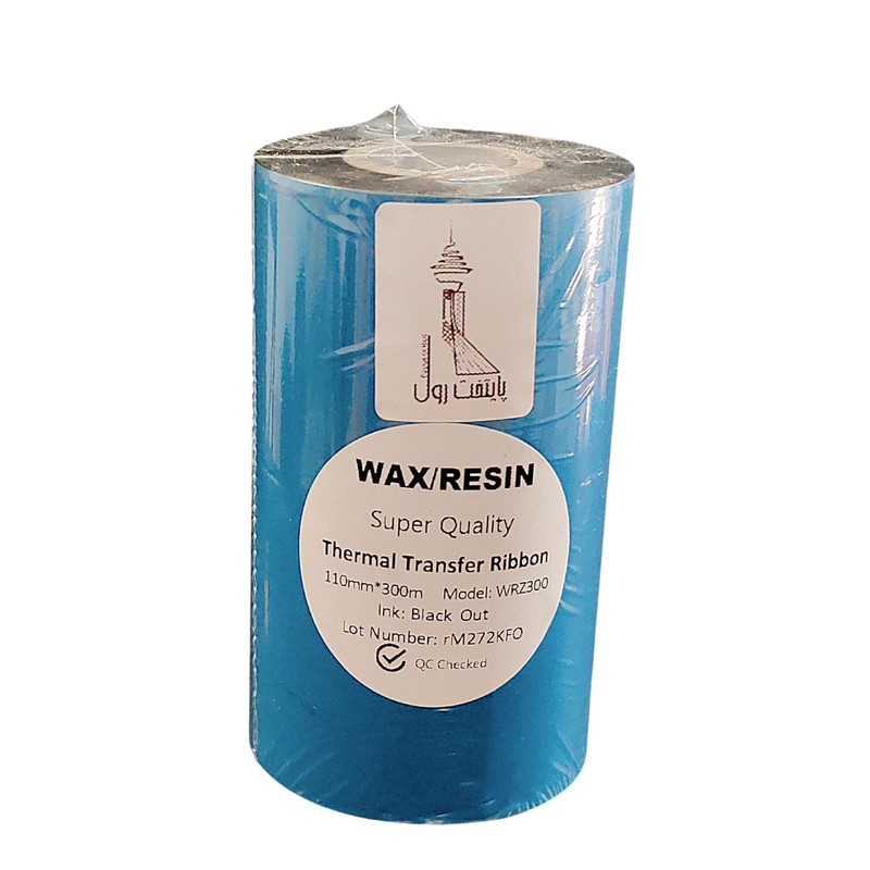 ریبون پرینتر لیبل زن پایتخت رول مدل P-Wax Resin 110*300