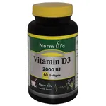 سافت ژل ویتامین D3 2000 واحد نورم لایف بسته 60 عددی