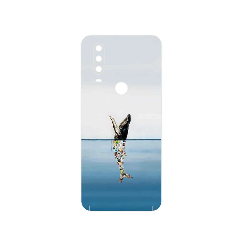 برچسب پوششی ماهوت مدل Collage of Sea Trash مناسب برای گوشی موبایل موتورولا One Action