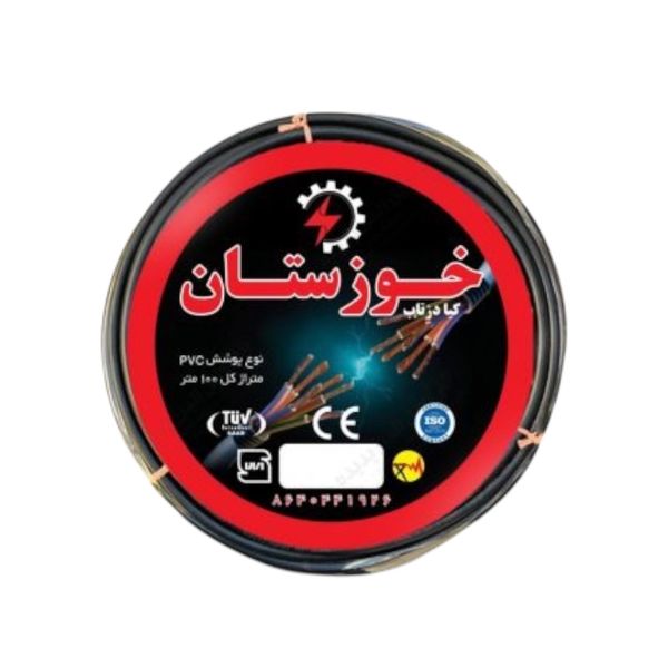 کابل برق خوزستان مدل مفتول مسی سایز 2 در 6
