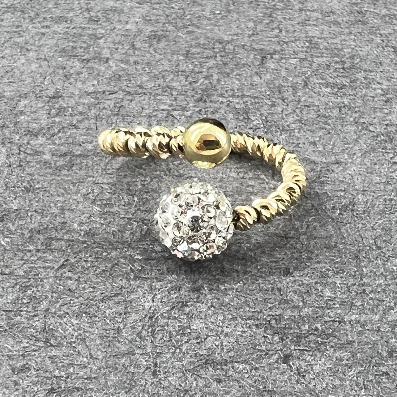 انگشتر طلا 18 عیار زنانه دوست خوب مدل dk365