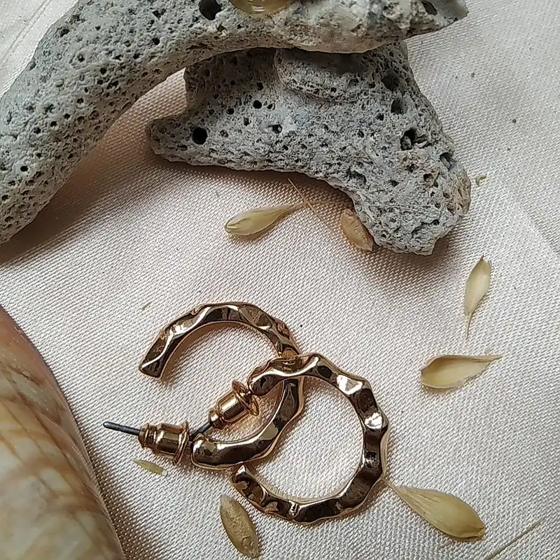 گوشواره زنانه اکسسورایز مدل حلقه ای کد H82