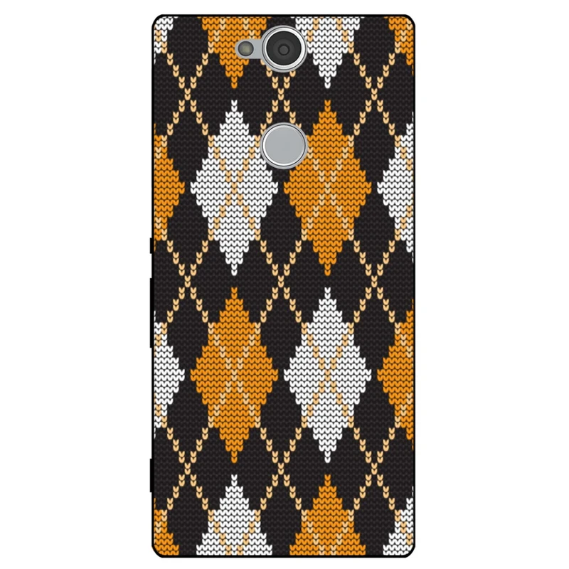 کاور مگافون طرح بافت مدل 8104 مناسب برای گوشی موبایل سونی Xperia XA2 Plus