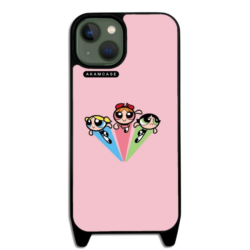 کاور آکام مدل AMCWLA13-POWERPUFF GIRLS10 مناسب برای گوشی موبایل اپل iPhone 13