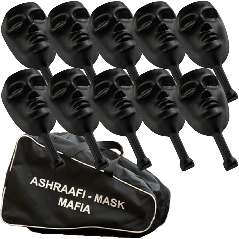 ماسک ایفای نقش مدل مافیا mafia به همراه کیف بسته 10 عددی