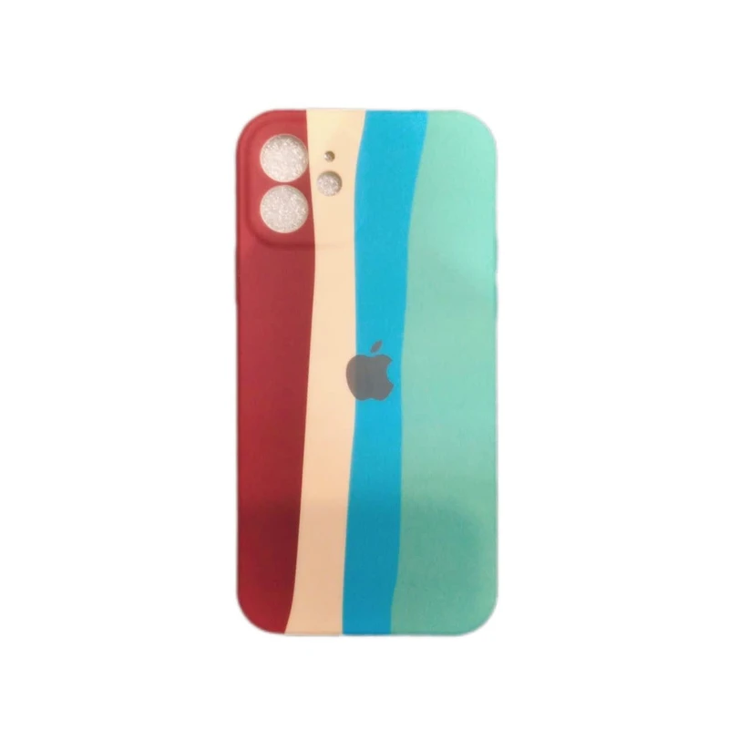 کاور مدل سیلیکونی طرح آبرنگی کد 07 مناسب برای گوشی موبایل اپل iphone 12 