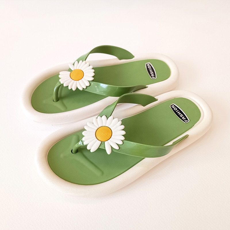 دمپایی لاانگشتی زنانه مدل بابونه