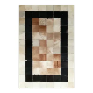 کلاژ فرش پوست و چرم کمالی مدل AD-0239