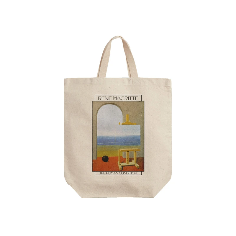 ساک خرید ترمه طراحان ایده مدل وضعیت انسانی از ماگریت کد art0471 - S