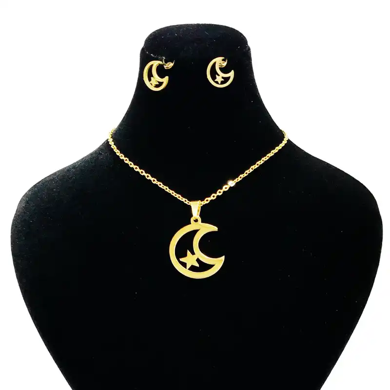 نیم ست زنانه مدل ماه و ستاره کد Set7012