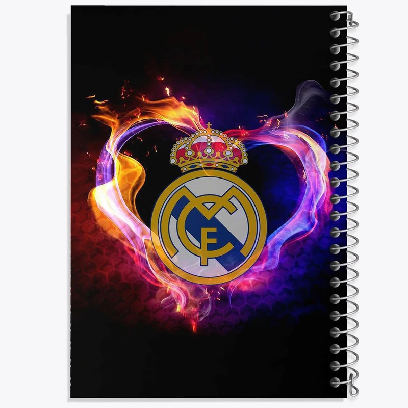 دفتر نقاشی 50 برگ خندالو مدل باشگاه رئال مادرید کد 26342