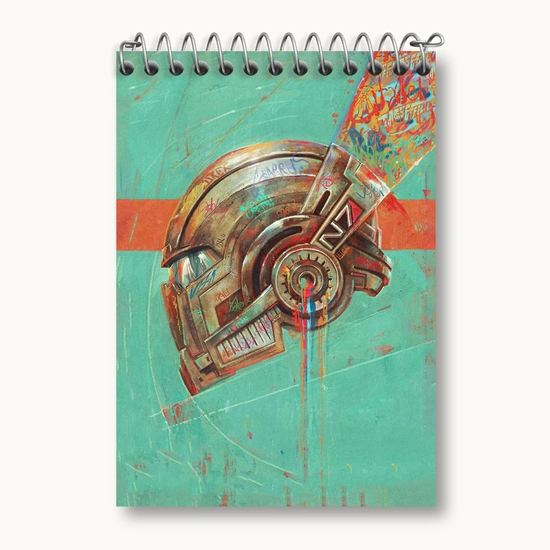 دفتر یادداشت 50 برگ خندالو مدل بازی مس افکت (Mass Effect) کد 31568